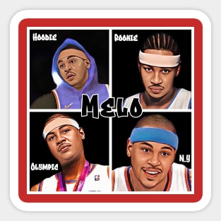 Melo 4 The Win!!! Sticker